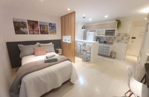 Matriz Apartment | Studio Equipado em Apartamento Clube com Academia no Centro de Curitiba MID Home