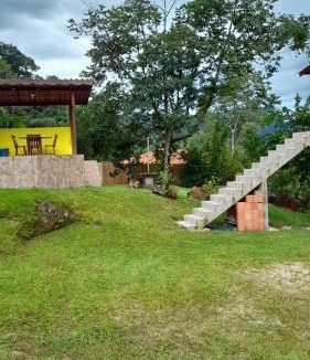 Lumiar House | Studio Garden Chalé completo com piscina e churrasqueira