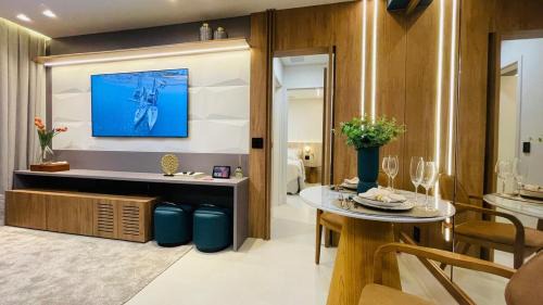 Mogi das Cruzes Apartment | Studio home office Inteligente Com Alexa no Coração do Shopping