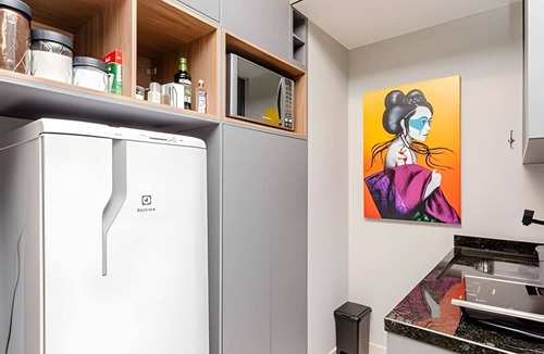 Bigorrilho Apartment | Studio incrível no condomínio clube sky Batel soho