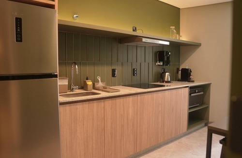 Centro Apartment | Studio Luxo 53m² - até 2 pessoas com área de lazer