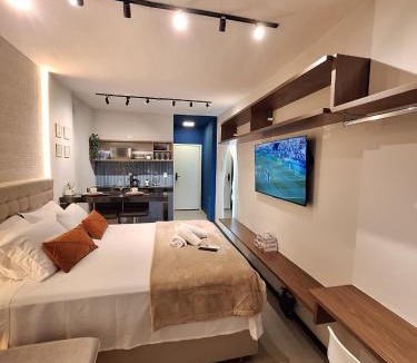 Itapua Apartment | Studio Luxo, Desing Moderno - Localização Praia