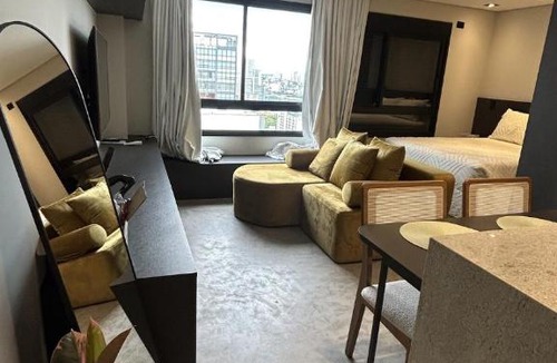 Matriz Apartment | Studio moderno e completo com ótima localização