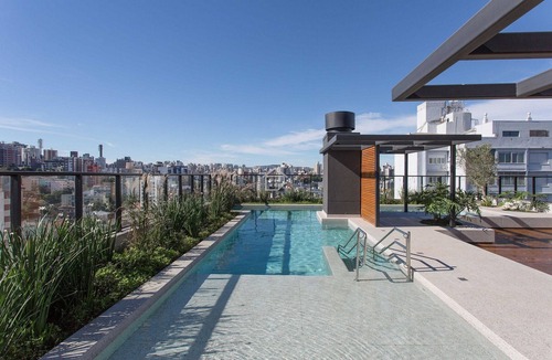 Rio Branco Apartment | Studio moderno em andar alto no Rio Branco
