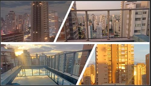 Perdizes Apartment | Studio moderno em Perdizes com Piscina e Academia na cobertura e Coworking próximo Allianz Parque e Albert Einsten