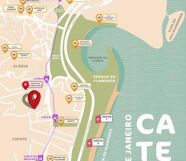 Catete Apartment | Studio na zona cultural do Rio! A/C, Wi-Fi, TV