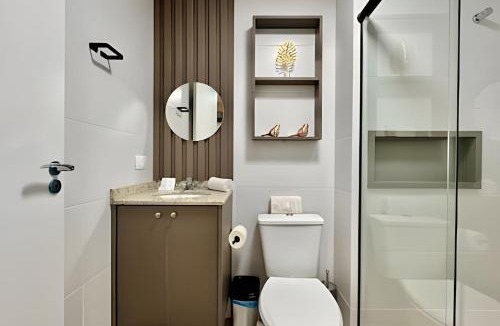 Novo Mundo Apartment | Studio New Belíssimo & Design Refinado C/Garagem
