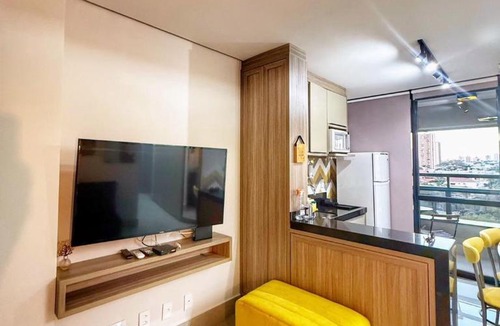 Jardim dos Estados Apartment | Studio Pantanal Comodidade e localização em prédio de luxo