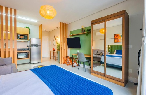 Santo Antonio de Lisboa Apartment | Studio Saint Garden - Sunset - Pool with Sea View - Santo Antonio de Lisboa - Florianopolis