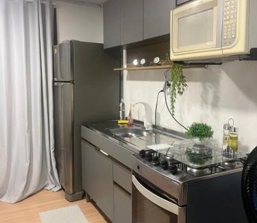 Ribeirao da Ilha Apartment | Studio simples e confortável no Ribeirão da Ilha
