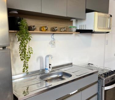 Ribeirao da Ilha Apartment | Studio simples e confortável no Ribeirão da Ilha