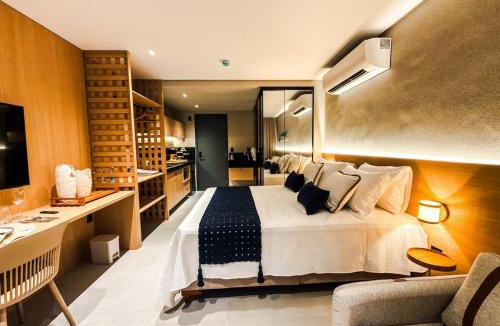 Jardim Oceania Apartment | Studio Sofisticado Pé na Areia Hidromassagem