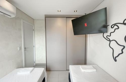 Aclimacao Apartment | Studio Space com Dois Quartos e Máquina de Lavar