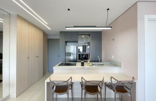 Aclimacao Apartment | Studio Space com Dois Quartos e Máquina de Lavar