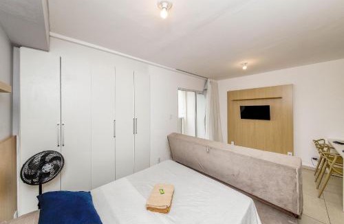 Centro Apartment | Studio Vibe 2206 com Piscina/academia/varanda