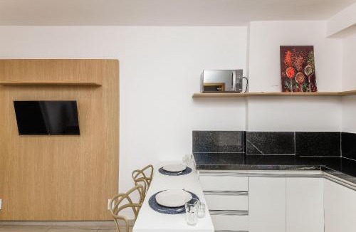 Centro Apartment | Studio Vibe 2206 com Piscina/academia/varanda