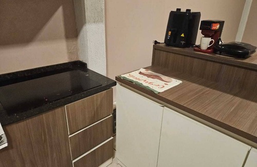 Gravatai Apartment | Studio with balcony, 500m from city hall.