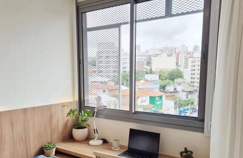 Pinheiros Apartment | Studio with Rooftop, Swimming Pool and Gym in Pinheiros