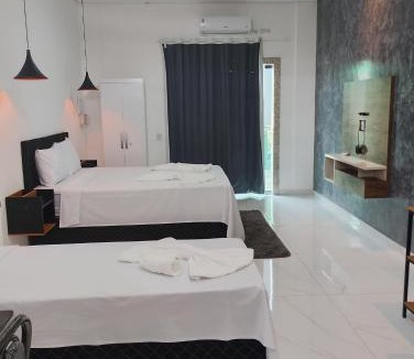 Lencois Apartment | Suíte Lençóis - Cozinha integrada