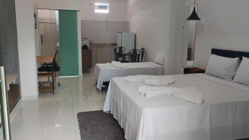 Lencois Apartment | Suíte Lençóis - Cozinha integrada