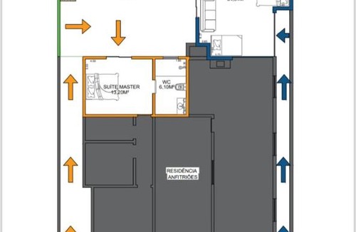 Frederico Westphalen House | Suíte Master