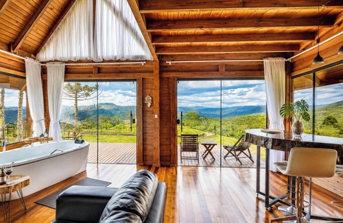 Leoberto Leal Cabin | Sunset Invernada c/Jacuzzi - Leoberto Leal/sc