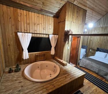Urubici Ski Chalet | Super Cabana Espraiado I Conforto e Privacidade