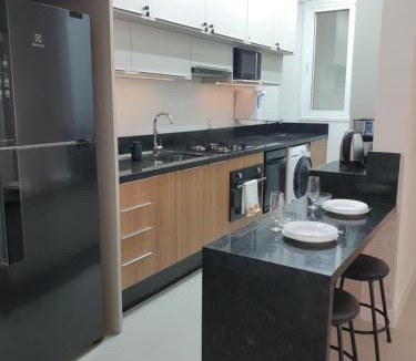 Cachoeira do Bom Jesus Apartment | Swimming Pool with Sea View | WI-FI 1000mb #CHA11