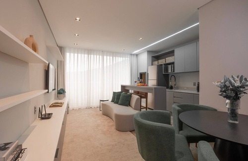 Estados Apartment | The Spot One - Luxo e acesso direto ao Balneário Shopping
