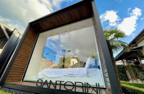 Vila Suica Apartment | Tiny House Santorini | Gramado | Lareira