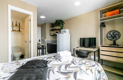 Bras Apartment | Tranquilo Studio no Brás com Piscina/Metrô Brás