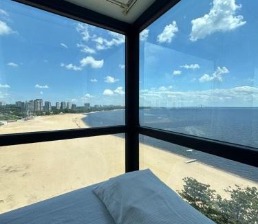 Ponta Negra Apartment | Tropical Executive Flat Vista Incrível para a Orla