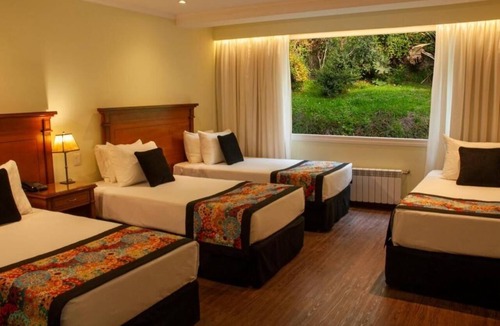 San Carlos de Bariloche Hotel | Two Garden-View Quadruple Rooms + Free Breakfast w/Indoor Pool & Spa Access