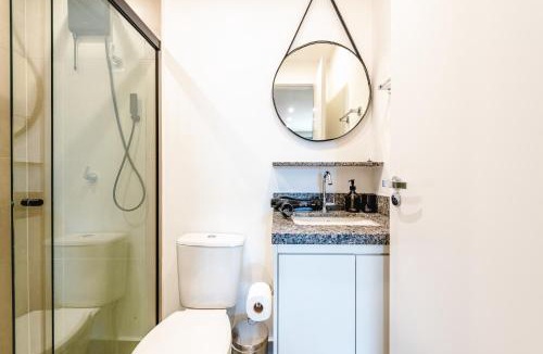 Vila Olimpia Apartment | Unhotel - Studio Vila Olímpia Coworking Piscina no Rooftop