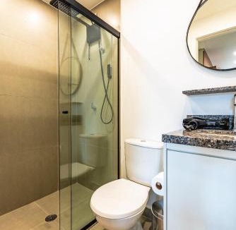 Vila Olimpia Apartment | Unhotel - Studio Vila Olímpia Coworking Piscina no Rooftop