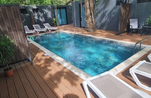 Paquera House | Unique Dome 2, AC, pool,400 yards to Beach,sleeps 2,Isla Tortuga,Bioluminescence