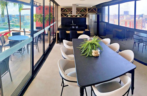 Jatiuca Apartment | Vacanze - Edf. Sky Concept apt 305, Piscina na Cobertura com Vista Panorâmica