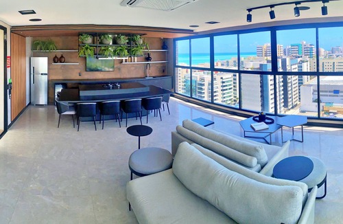 Jatiuca Apartment | Vacanze - Edf. Sky Concept apt 305, Piscina na Cobertura com Vista Panorâmica