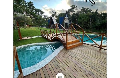 Diogo Ski Chalet | Vila Tucunaré Chalé Romântico - Camaçari/BA