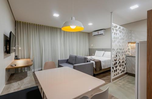 Brasilia Apartment | VILLA BSB Studios modernos e confortáveis no Sudoeste próximo ao Parque da Cidade até 4 pessoas
