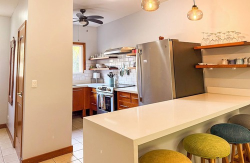 Potrero Condo | Villa Jazmin 101, family beach and multiple restaurants within walking distance