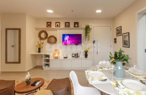 Asuncion Apartment | Villa Morra 1BR Apt W Pool, Gym, BBQ and Parking