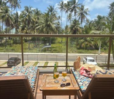 Japaratinga Apartment | Villa Naluri C103 - Casa Auati - 2 suítes com Rooftop e Vista Mar