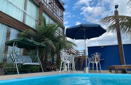Praia do Ervino House | Villas de Portugal - Apartamento com suíte e Varanda Gourmet, Piscina - Praia do Ervino