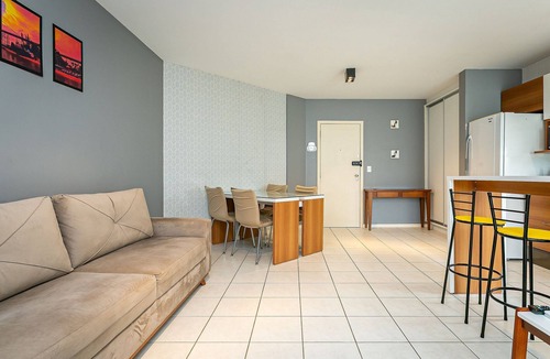 Itacorubi Apartment | WI-FI 500MB | Balcony with Barbecue | Pool #ITA12