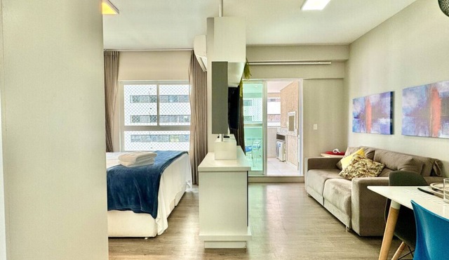 1 Quarto, Sacada c/Churrasqueira Lifespace Batel