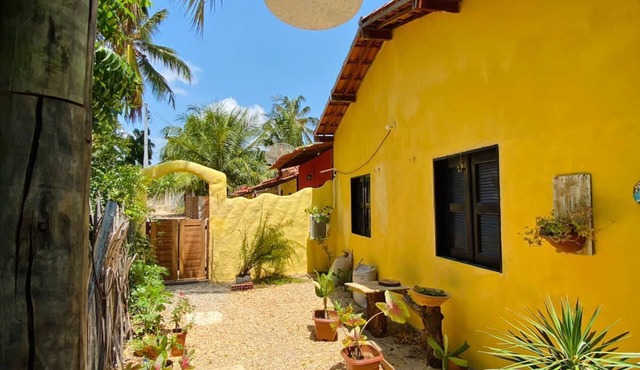 10 minutes walking distance from the beach,.