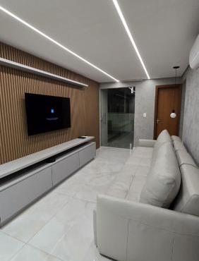 101 - Área Privativa de Luxo ar condicionado e churrasqueira