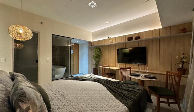 1111 Studio de Luxo com vista deslumbrante para o Rio
