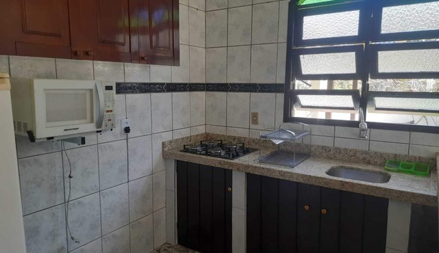 2 bedroom apartment with air conditioning, kitchen, parking. 130 meters from the beach.